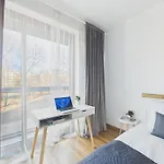 Skyline With Balcony & Ac By Solarento Warsaw